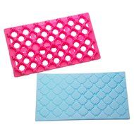 FOUR-C Decorating Tools Sugarcraft Embossed Cutter Fondant Cutter Cupcake Supplies Color Red