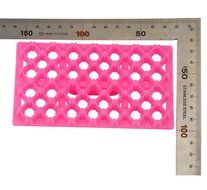 FOUR-C Decorating Tools Sugarcraft Embossed Cutter Fondant Cutter Cupcake Supplies Color Red N4