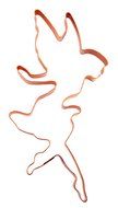 Large Flying Pixie Fairy Copper Cookie Cutter