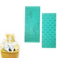 Wall Silicone Mold Mould Sugar Craft Fondant Mat Cake Decorating Baking Tool