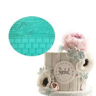 Wall Silicone Mold Mould Sugar Craft Fondant Mat Cake Decorating Baking Tool N4
