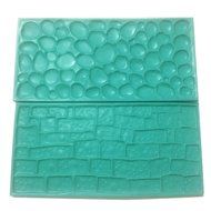 Wall Silicone Mold Mould Sugar Craft Fondant Mat Cake Decorating Baking Tool N5