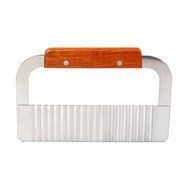Biowow Rectangular Silicone Cake Soap + Wavy Stainless Steel Soap Cutter N3
