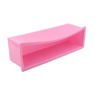 Biowow Rectangular Silicone Cake Soap + Wavy Stainless Steel Soap Cutter N6