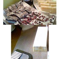 Biowow Rectangular Silicone Cake Soap + Wavy Stainless Steel Soap Cutter N8