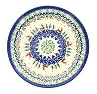 Polish Pottery Reindeer Delight Dessert Plate