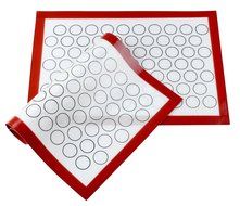 Crystallove 12*16inch Non-Stick Rolling Glass Fiber Silicone Baking Mat Heat-Proof Baking Sheet Placemat of Bakeware... N3