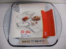 Fire - King Anchor Hocking 8 x 8 inch Squre Baking Dish Saphire N2