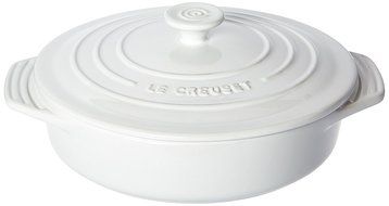 Le Creuset Stoneware Covered Round Casserole, 9.5-Inch, Caribbean N2