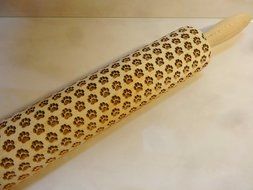 Dog paws pattern rolling pins and cookie cutter N2