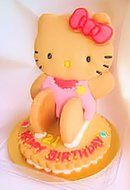 Hello Kitty Sitting 3D Cookie Cutter &amp; Toast Press Set N2