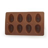 MIREN 8-Cavity Egg Shape Non Stick Silicone Mold for Chocolate, Pastry, Cake, Muffin, Bread, Big Ice Cube, Soap... N2