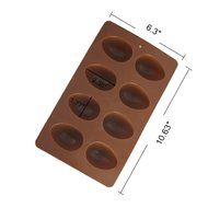 MIREN 8-Cavity Egg Shape Non Stick Silicone Mold for Chocolate, Pastry, Cake, Muffin, Bread, Big Ice Cube, Soap... N3