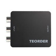 Teorder RCA Composite AV CVBS to HDMI Audio Video Mini Converter Adaptor Full HD 720P 1080P with USB Charge Cable... N7