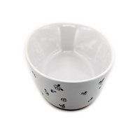 Porcelain Oval Au Gratin Baking Dish Floral Pattern 18 Oz N8