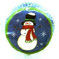 Wilton Holiday Baking Cups,paper,decorative,75 Count (Blue Snowman)