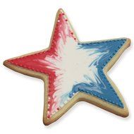 Stars &amp; Stripes Star Cookie and Fondant Cutter - Ann Clark - 4.5 Inches - US Tin Plated Steel