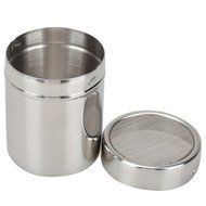 Vktech Stainless Steel Flour Sifter Icing Sugar Dredger Chocolate Powder Shaker N3