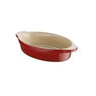 Denby Oven to Table 7-Inch Oval Casserole, 1/2-Liter, Red