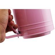 A.B Crew Stainless Steel Flour Sifter with Triple Mesh Screen Manual Powder Strainer, Pink N5