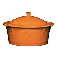 Fiesta 90-Ounce Covered Casserole, Tangerine