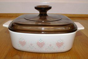 Vintage Corningware Forever Yours 1 Qt Casserole dish with Lid A-1-B