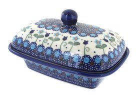 Polish Pottery Savannah Butter Dish
