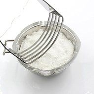 Cuisine Time Pastry Cutter Stainless Steel - Professional Baking Dough Blender with 5 Blades and Round Comfort... N2