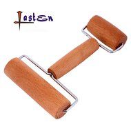 Lasten Maple Wooden Pastry and Pizza Roller, Rolling Pin, Dough Roller for Baking &amp; Cooking, Non Stick, Easy to...