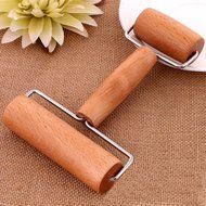 Lasten Maple Wooden Pastry and Pizza Roller, Rolling Pin, Dough Roller for Baking &amp; Cooking, Non Stick, Easy to... N2