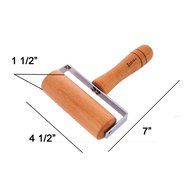 Lasten Maple Wooden Pastry and Pizza Roller, Rolling Pin, Dough Roller for Baking &amp; Cooking, Non Stick, Easy to... N10