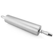 New Star Foodservice 37517 Extra Heavy Duty Restaurant Aluminum Rolling Pin, 15&quot;, Silver