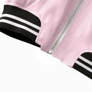 AIMTOPPY Fashion Women Jacket Classic Zip Pink Jacket Casual Coat (XL, Pink) N6