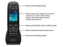 Logitech Harmony Touch Universal Remote with Color Touchscreen - Black (915-000198) [Discontinued by Manufacturer] N7