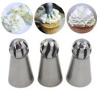 Superelead New and Improved Russian Icing Piping Nozzles Sphere Ball Tips Pastry Cake Fondant Cupcake Buttercream...