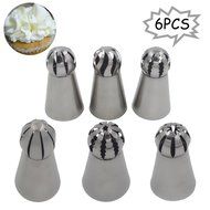 Superelead New and Improved Russian Icing Piping Nozzles Sphere Ball Tips Pastry Cake Fondant Cupcake Buttercream... N6