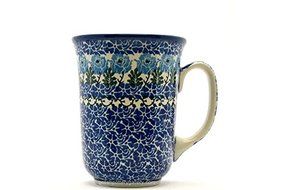 Polish Pottery Bistro Mug - 16 Oz - Antique Rose