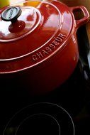 Chasseur 3.25-quart Black French Enameled Cast Iron Round Dutch Oven N4