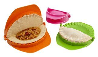 Zoie + Chloe 3-Piece Dough Press Set - Dumpling Calzone Ravioli Empanada Turnover Pierogi