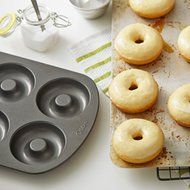 Premium Wilton 6 Non Stick Steel Cavity Donut Pan and a Jamie Potato Masher Combo N2