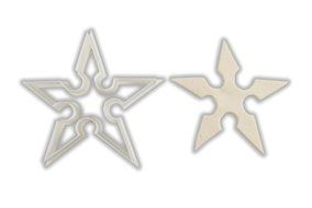 Ninja Star Shuriken Cookie Cutter - STANDARD - 3 Inches