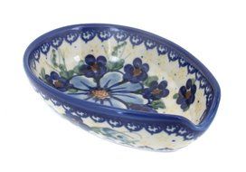 Polish Pottery Daisy Surprise Spoon Rest