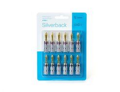 Sewell Silverback Banana Plugs, 24k Gold Dual Screw Lock Speaker Connector, 12 Pairs N9