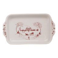 Juliska Country Estate Baking Dish Winter Frolic Ruby N2