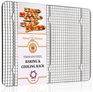 Stainless Steel Non-Stick Cooling &amp; Baking Rack for Easy Cooking by Hexada &ndash; Dishwasher &amp; Oven Safe, 16.5X11.5...