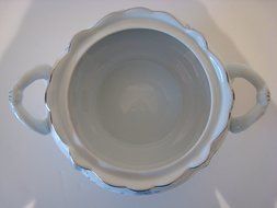 Johann Haviland Fine China Blue Garland Covered Casserole Dish N6