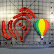 Hot Air Balloon 102 Cookie Cutter Set (4 inches) N2
