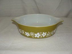 Vintage Pyrex Casserole Dish - Crazy Daisy Design - 500 ml - #471-B