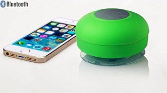 PWOW&reg; Mini Wireless Bluetooth Waterproof Shower Speaker (Green) N2