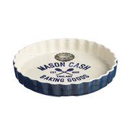 Mason Cash Varsity 4-Piece Ceramic Preparation Bowls, Navy Blue, Cream N4